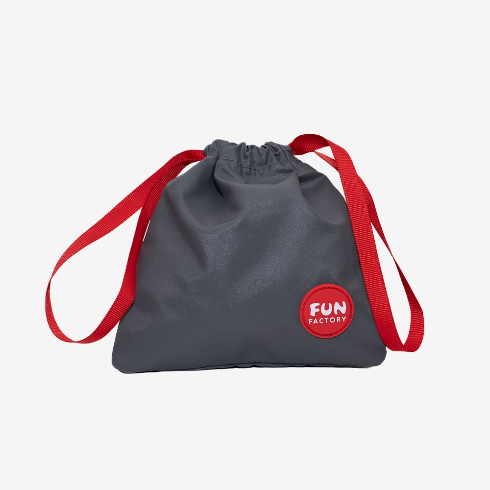 Fun Factory TOYBAG S grey - Grey Discreet Storage Bag - Small for storing intimate essentials.