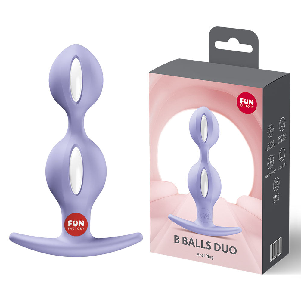 Fun Factory B BALLS DUO - 13 cm Weighted Kegel Balls, perfect for pleasure and intimate essentials for her.