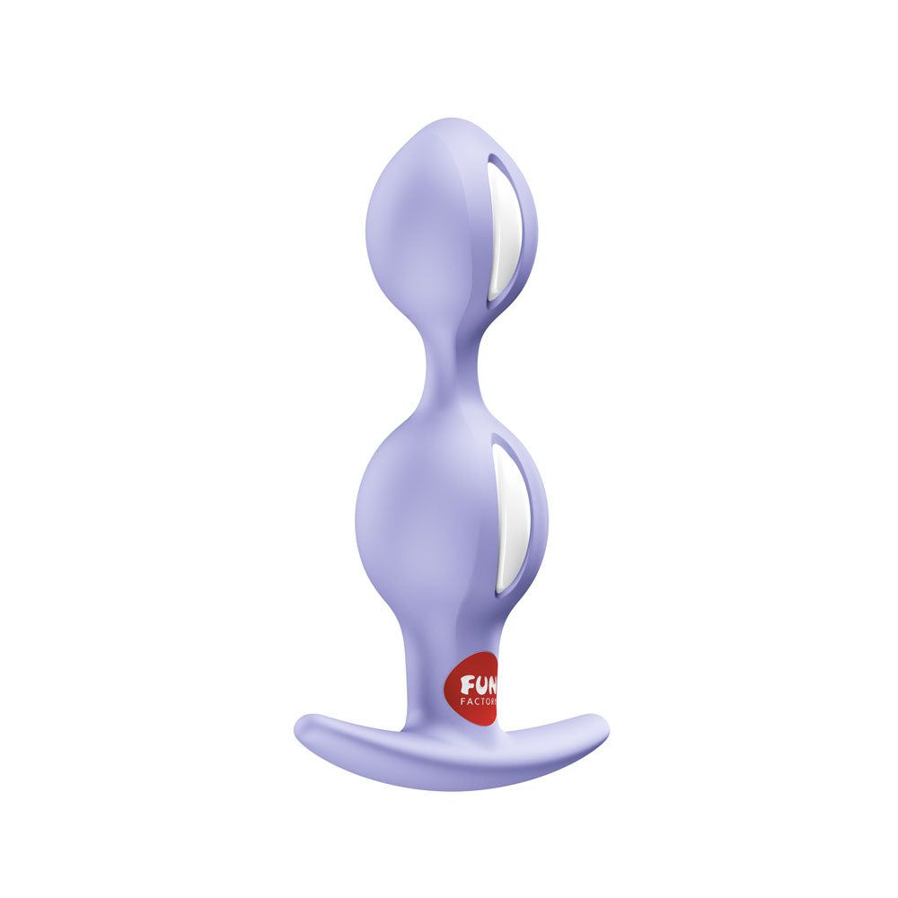 Fun Factory B BALLS DUO - 13 cm Weighted Kegel Balls in purple color, perfect intimate essentials for her.