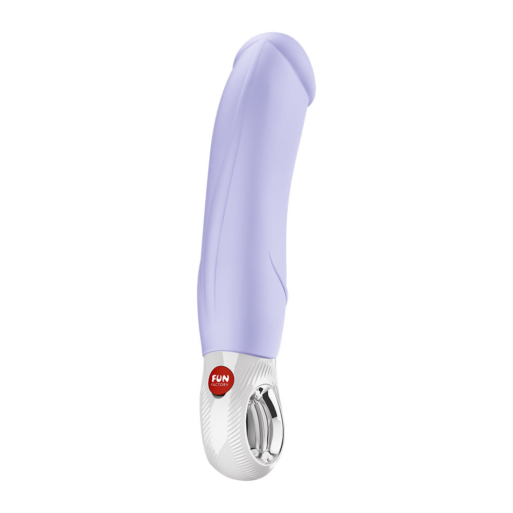 Fun Factory BIG BOSS - 22.9 cm USB-C Rechargeable Vibrator in lavender with ergonomic design for G-spot stimulation.
