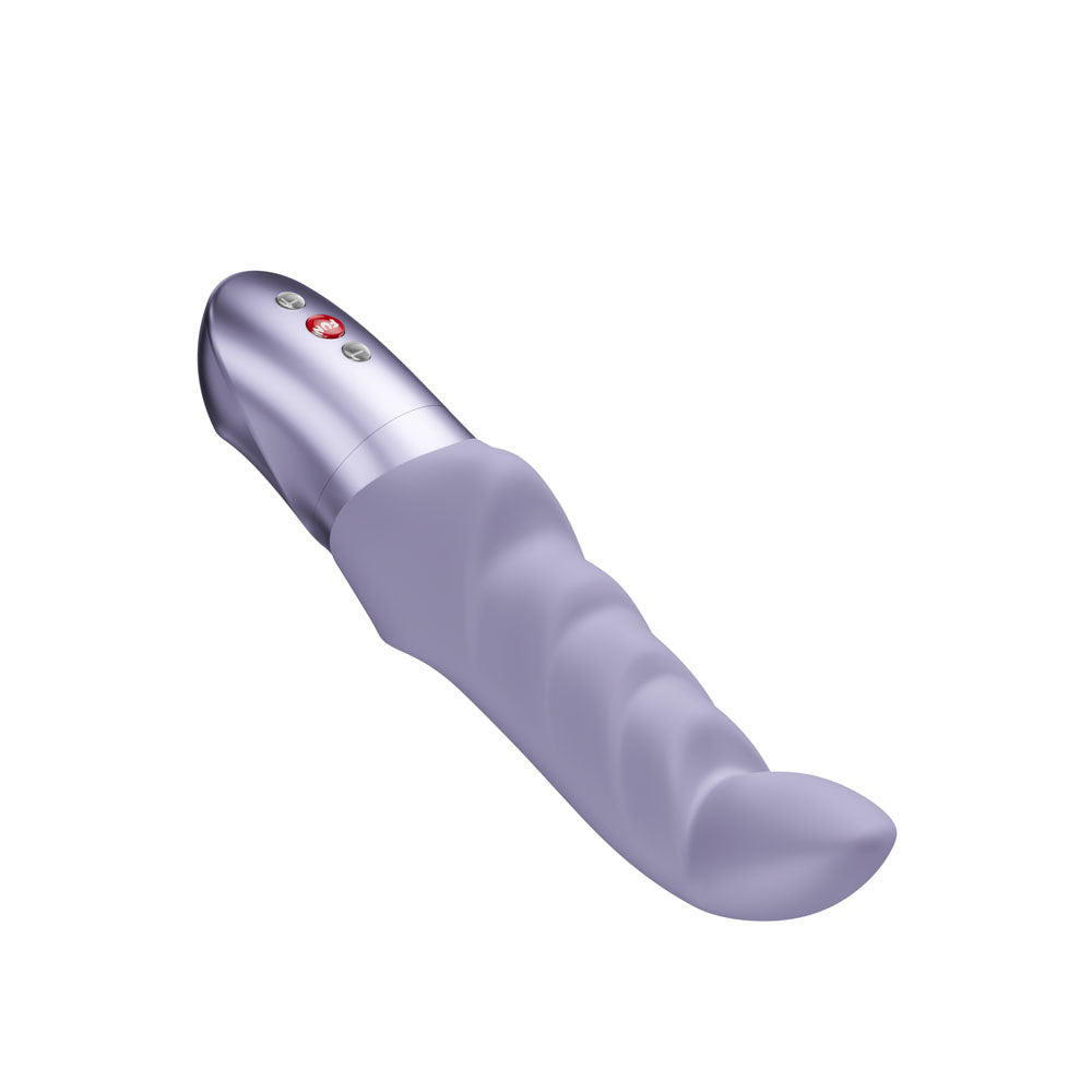 Fun Factory ABBY G Light Violet - Light Violet 18.8 cm Vibrator with ribbed texture for intensified pleasure.
