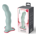 Fun Factory BOUNCER Light  - Light  18 cm Dildo with motion packaging and product design.