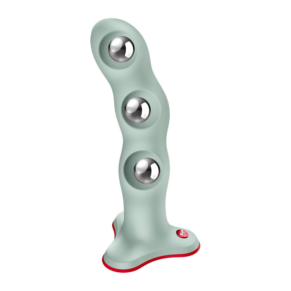 Fun Factory BOUNCER Light  - Light  18 cm Dildo showcasing its three-part spherical shaft for ultimate pleasure.