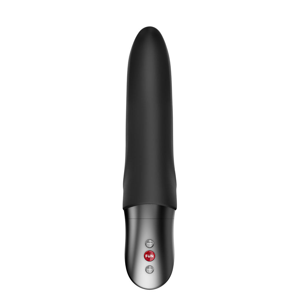 Fun Factory DIVA DOLPHIN - 19.1 cm Vibrator in sleek black design, featuring multiple speed and mode settings for G-spot pleasure.
