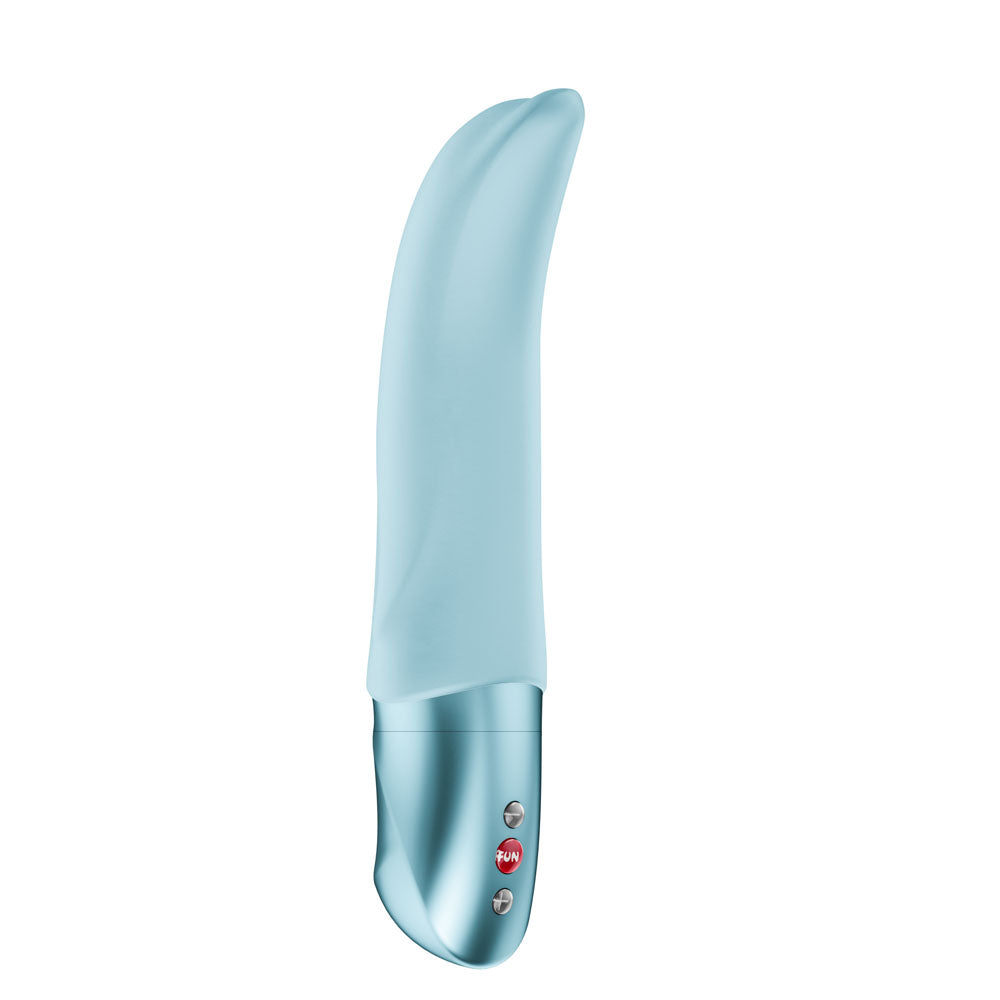 Fun Factory DIVA DOLPHIN Ice  - Ice  19.1 cm Vibrator in soft silicone for intense G-spot pleasure.