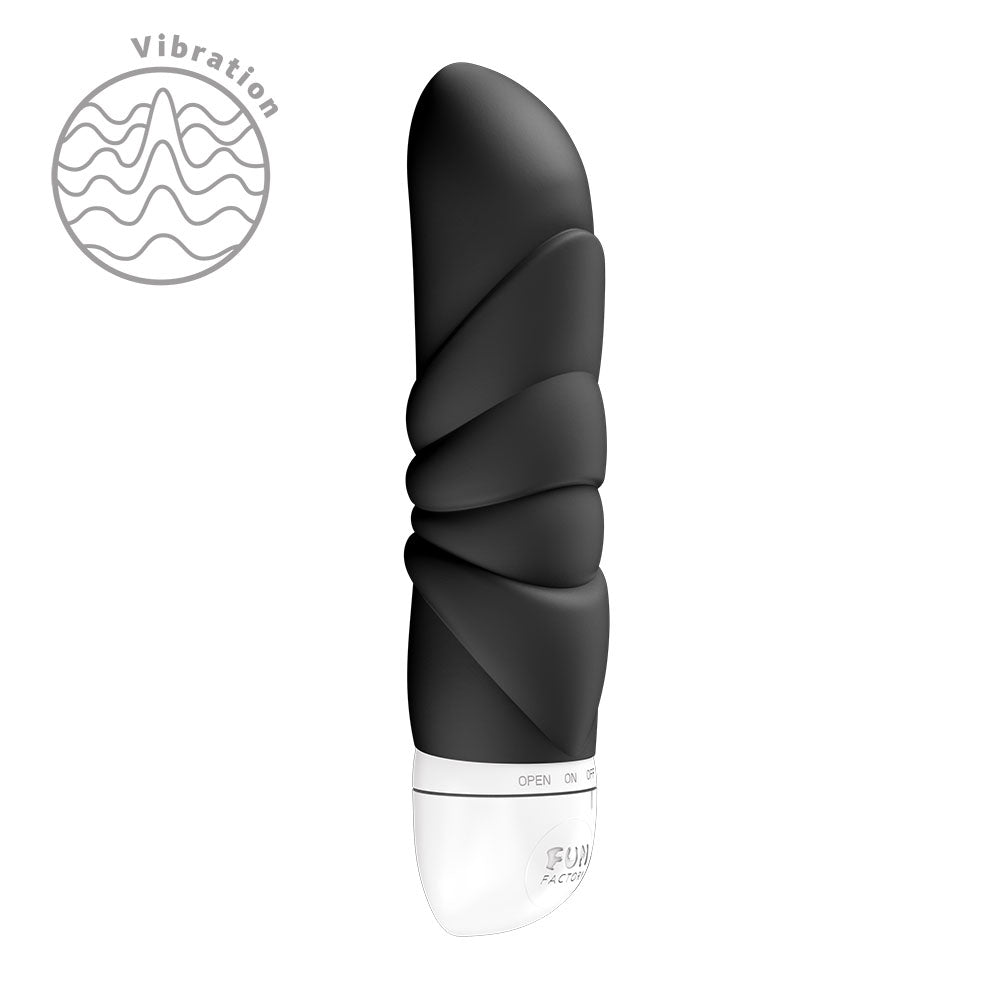 Fun Factory JAM - 12.2 cm Vibrator, compact mini vibrator made of body-friendly silicone, designed for deep pleasure.