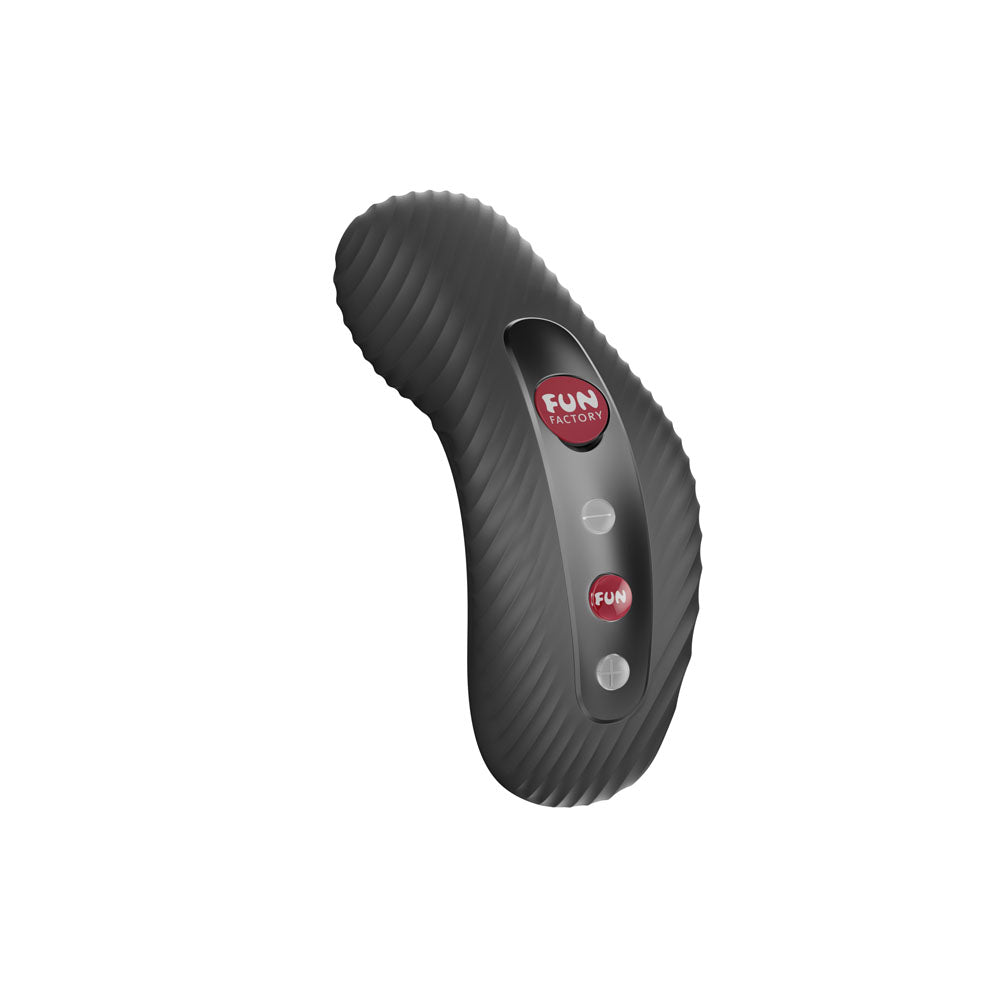 Fun Factory LAYA III - USB-C Rechargeable Stimulator, ergonomic design for clitoral stimulation, textured surface.