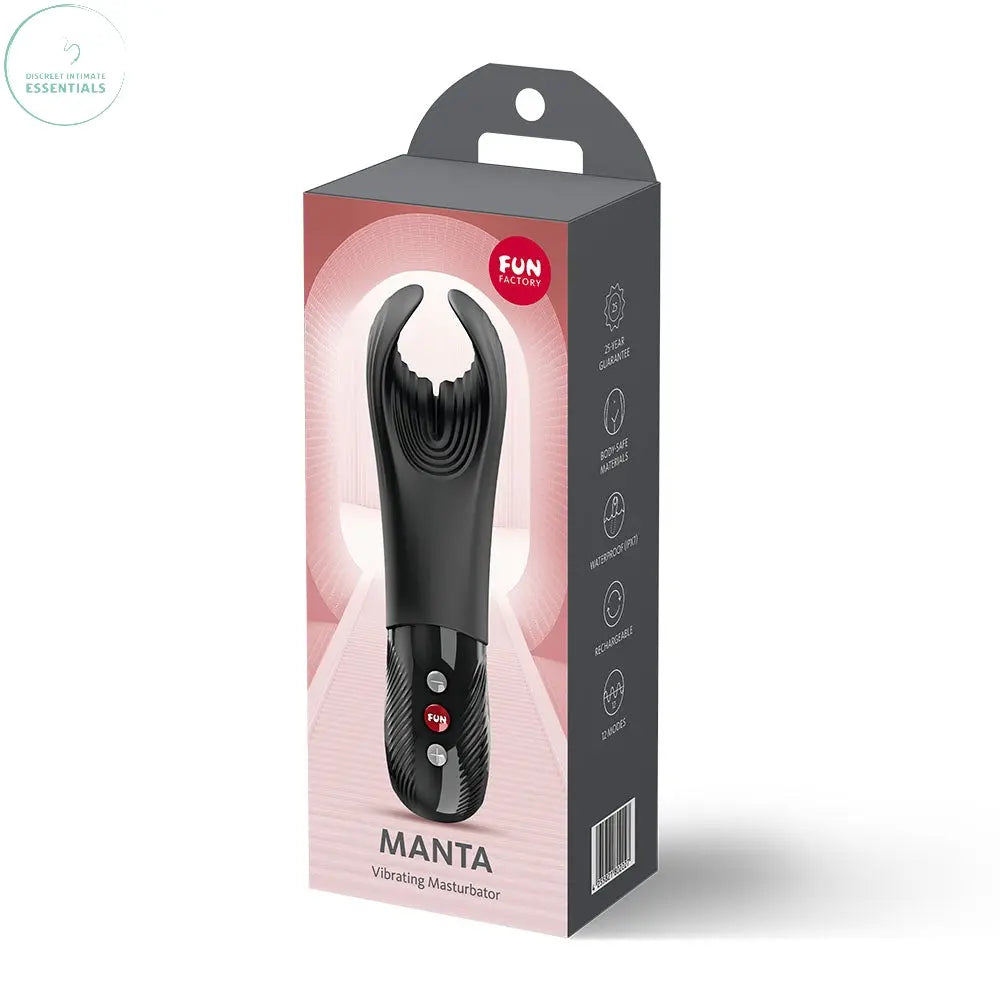 Affordable quality Fun Factory MANTA  -  USB-C Rechargeable Unisex Vibrator  from Fun Factory by Discreet Intimate Essentials with Discreet Delivery 