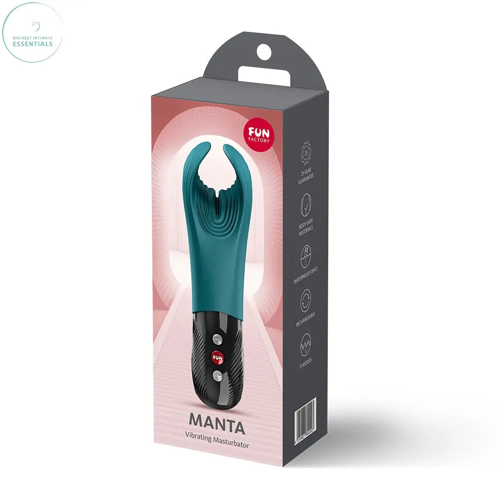 Affordable quality Fun Factory MANTA Bottle  - Bottle  USB-C Rechargeable Unisex Vibrator  from Fun Factory by Discreet Intimate Essentials with Discreet Delivery 