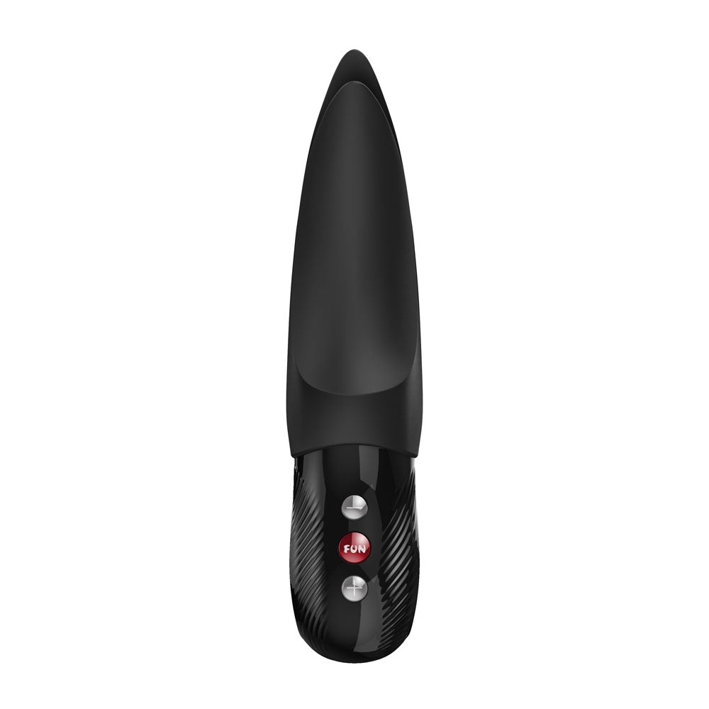 Fun Factory VOLTA - USB-C Rechargeable Vibrator showing sleek design and buttons, perfect intimate essentials for her.