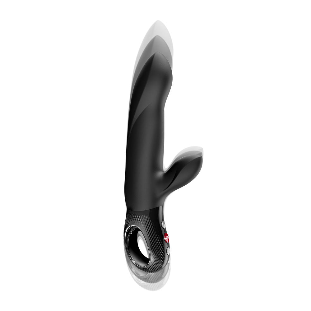 Fun Factory BI STRONIC ARC - 21.6 cm USB-C Rechargeable Thrusting Vibrator side view showcasing its ergonomic design.