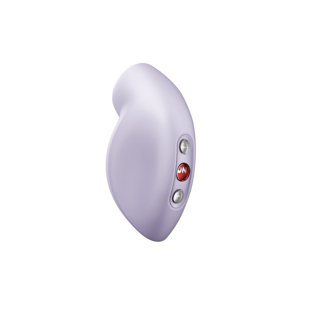 Fun Factory GAIA - USB Rechargeable Air Pulse Stimulator in soft lavender color with easy-to-use buttons.