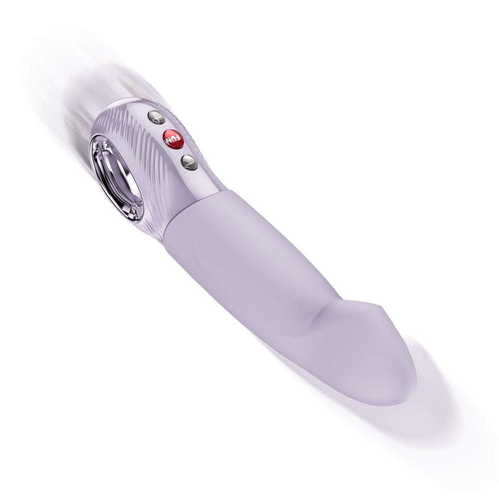 Fun Factory STRONIC SMOOTH - USB-C Rechargeable Thrusting Vibrator in lavender color with ergonomic design.