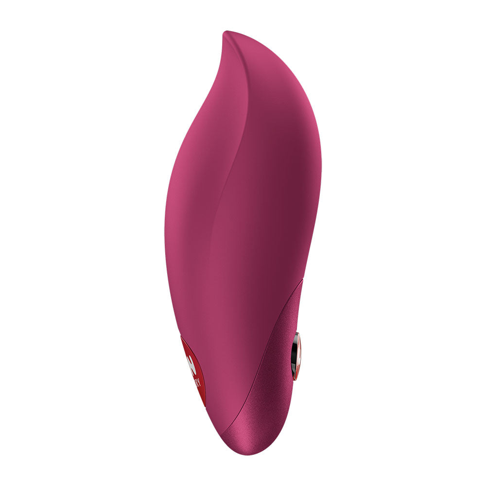 Fun Factory CHARME Wine - Wine USB-C Rechargeable Stimulator in a sleek design, featuring soft silicone for intimate pleasure.