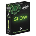Four Seasons Glow N' Dark Condoms - Glow In The Dark Lubricated Condoms - 4 Pack packaging with green neon text.
