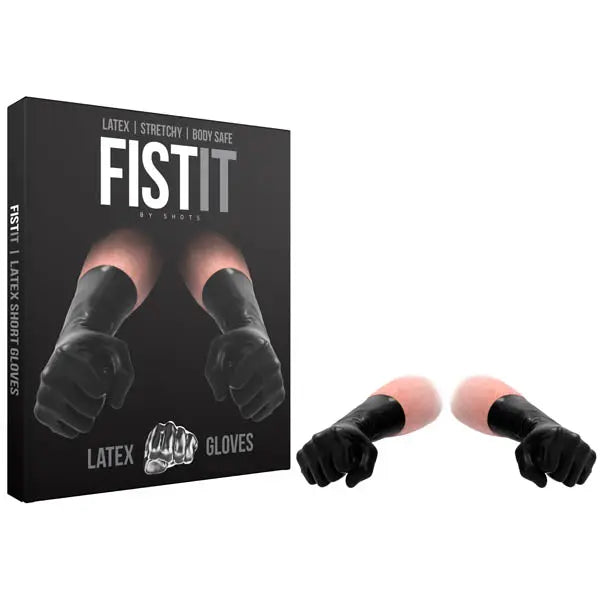 Fist-It Latex Short Gloves -  Fisting Gloves Shots Toys Discreet Intimate Essentials.