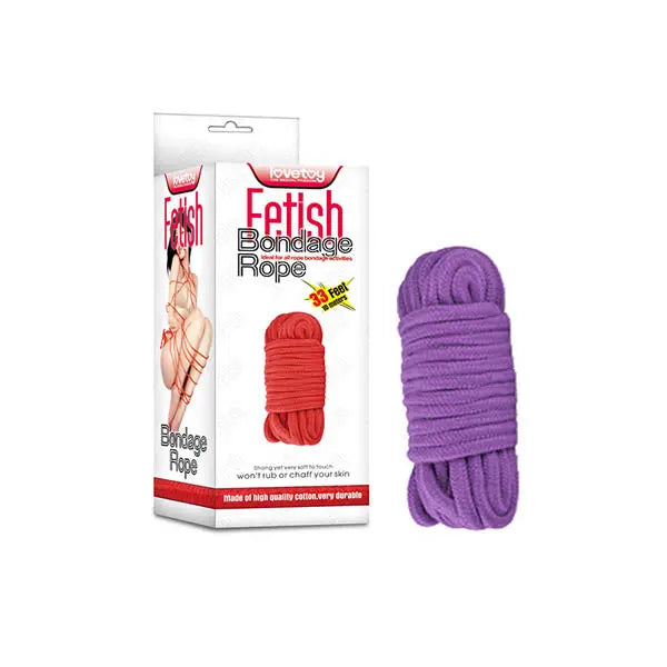 Fetish Bondage Rope -  - 10 m Length Lovetoy Discreet Intimate Essentials.