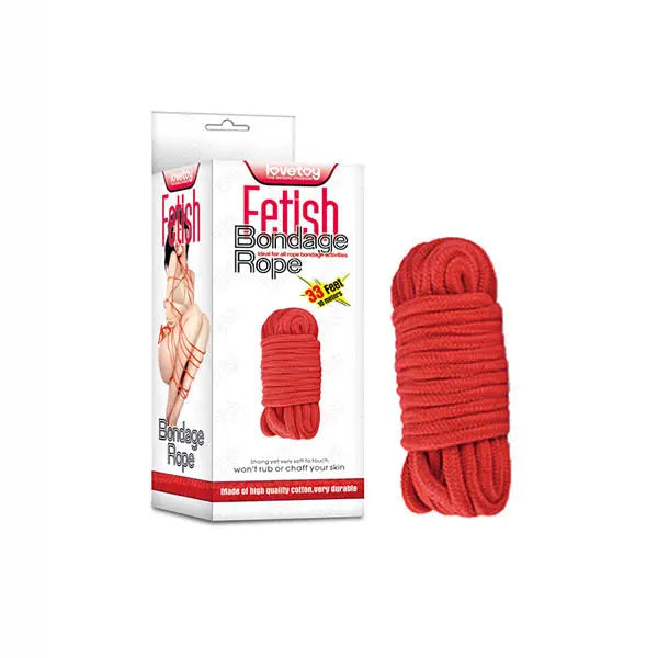 Fetish Bondage Rope -  - 10 m Length Lovetoy Discreet Intimate Essentials.