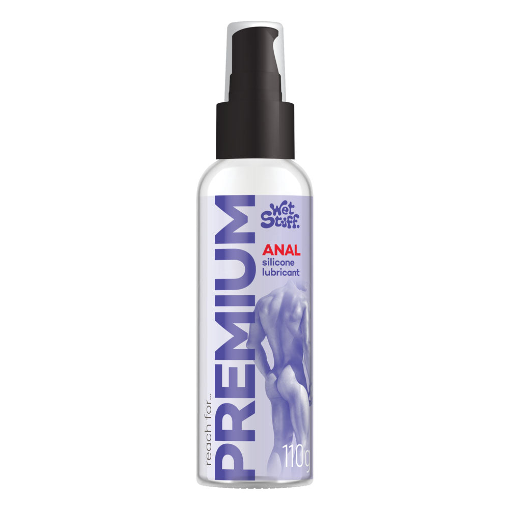 Wet Stuff Premium - 110g - Silicone Lubricant - 110 gram Bottle in a spray bottle, ideal for intimate essentials.