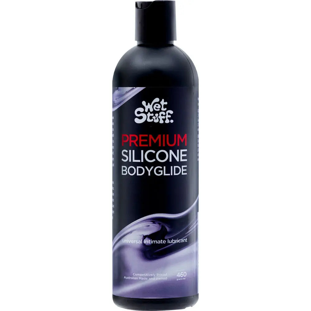 Wet Stuff Premium - 460g Disk Top - Silicone Lubricant - 460 gram Bottle Wet Stuff Discreet Intimate Essentials.
