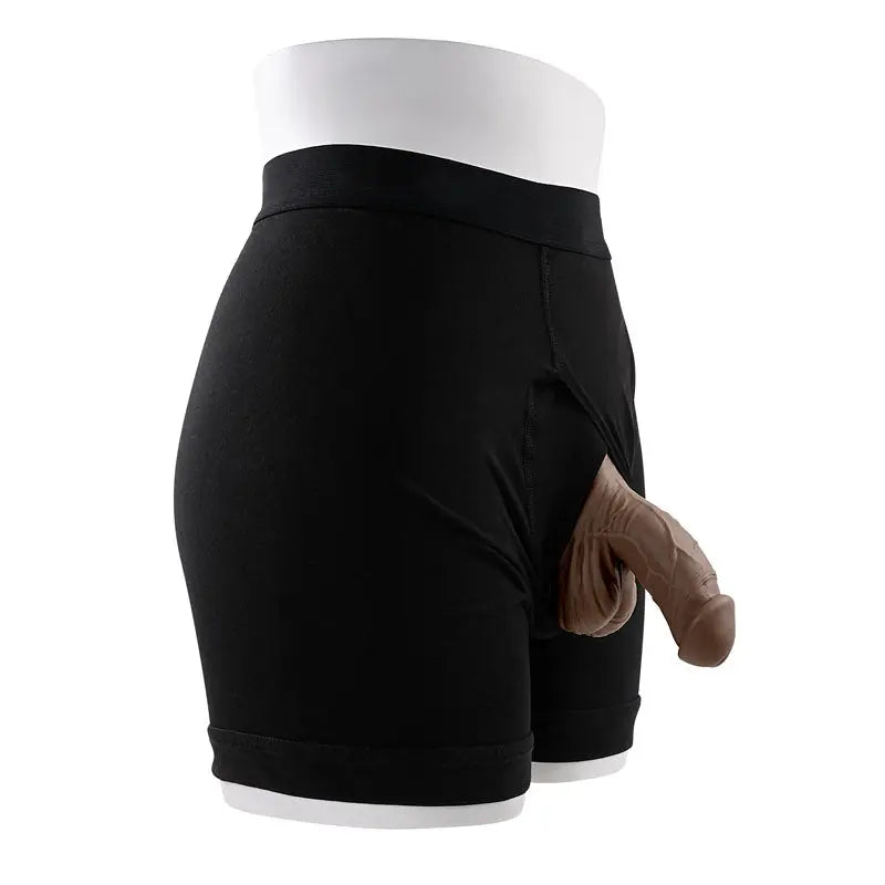 Gender X 4'' SILICONE PACKER DARK -  10 cm Packer Gender X Discreet Intimate Essentials.