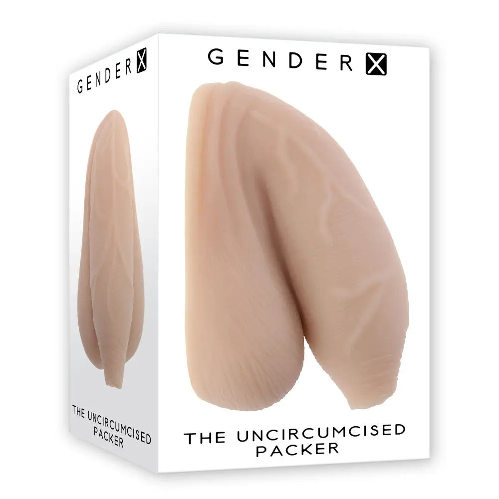 Gender X THE UNCIRCUMCISED PACKER - Light -  11.5 cm Packer Gender X Discreet Intimate Essentials.