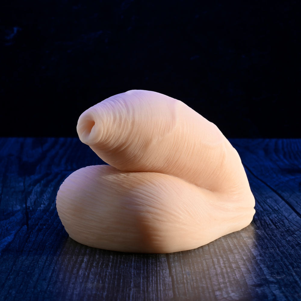 Gender X THE UNCIRCUMCISED PACKER - Light - 11.5 cm Packer, realistic design for intimate essentials, adult toy.
