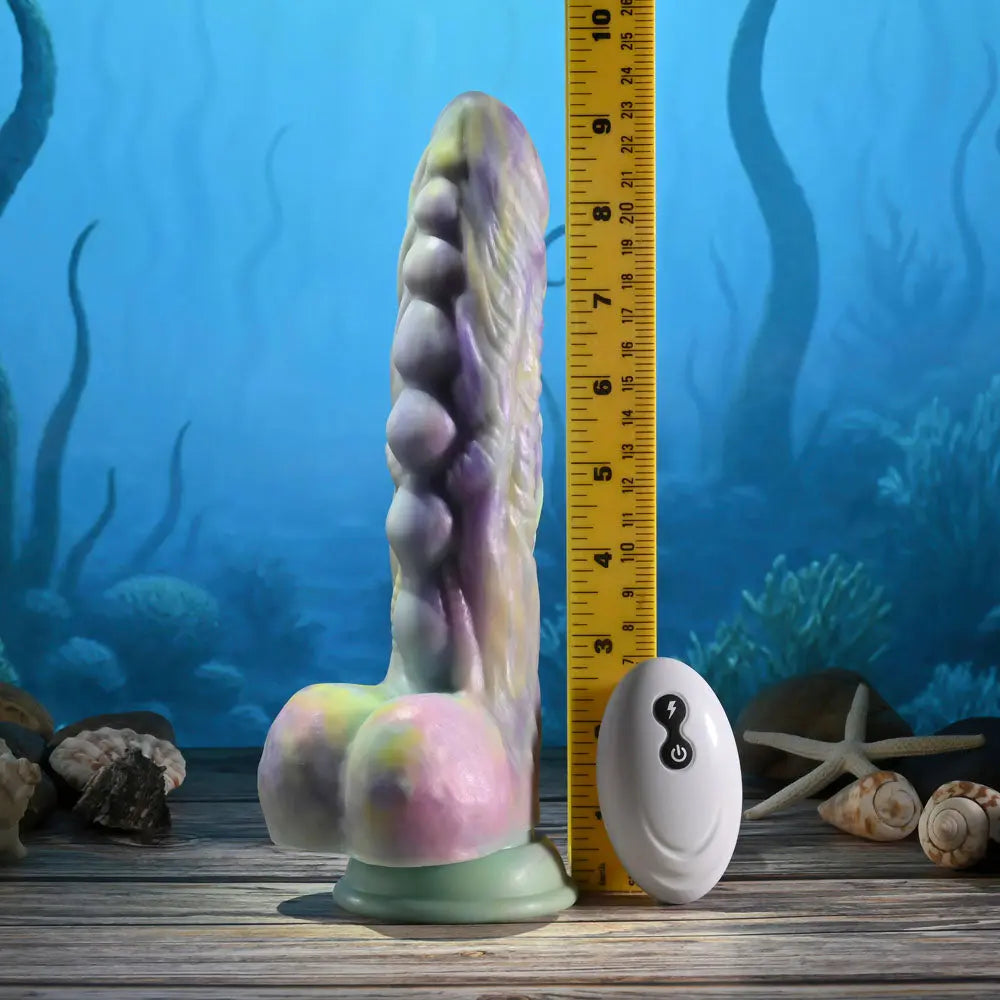Gender X MONSTER'S BALL - USB Rechargeable Vibrating and Thrusting Fantasy Dildo with Wireless Remote Gender X