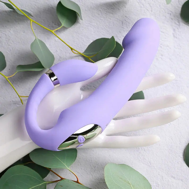 Gender X ORGASMIC ORCHID - Lilac 19 cm USB Rechargeable Strapless-Strap-On Gender X Discreet Intimate Essentials.