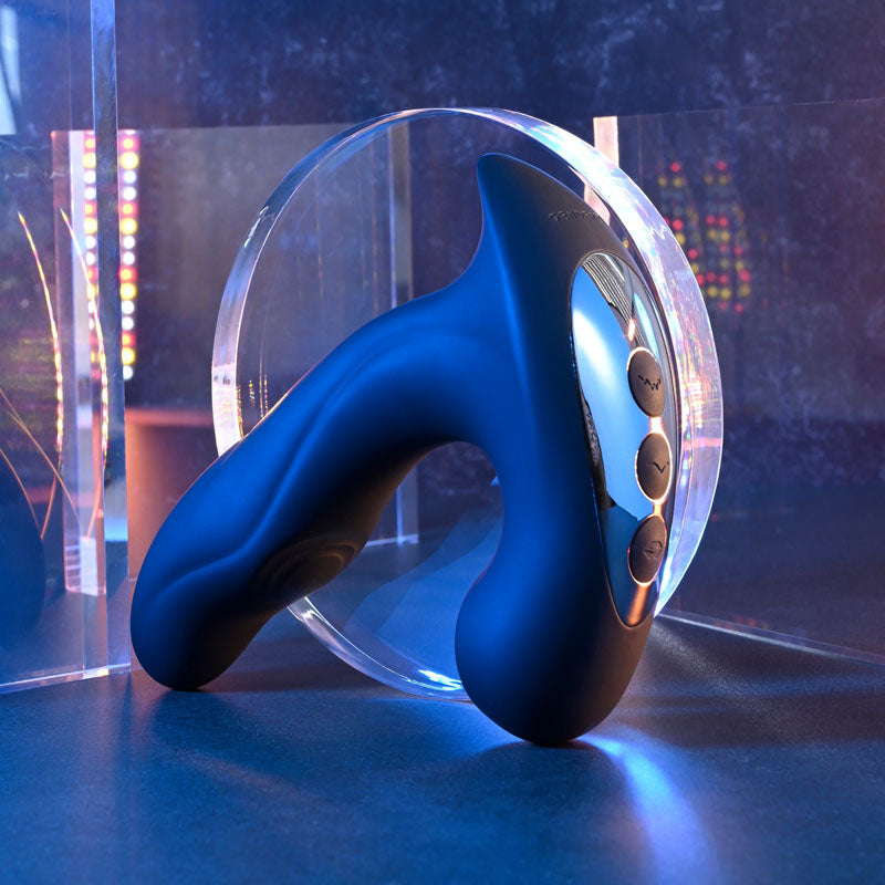Gender X MAD TAPPER -  USB Rechargeable Double Tapping Vibrating Massager in a sleek design with ergonomic shape.