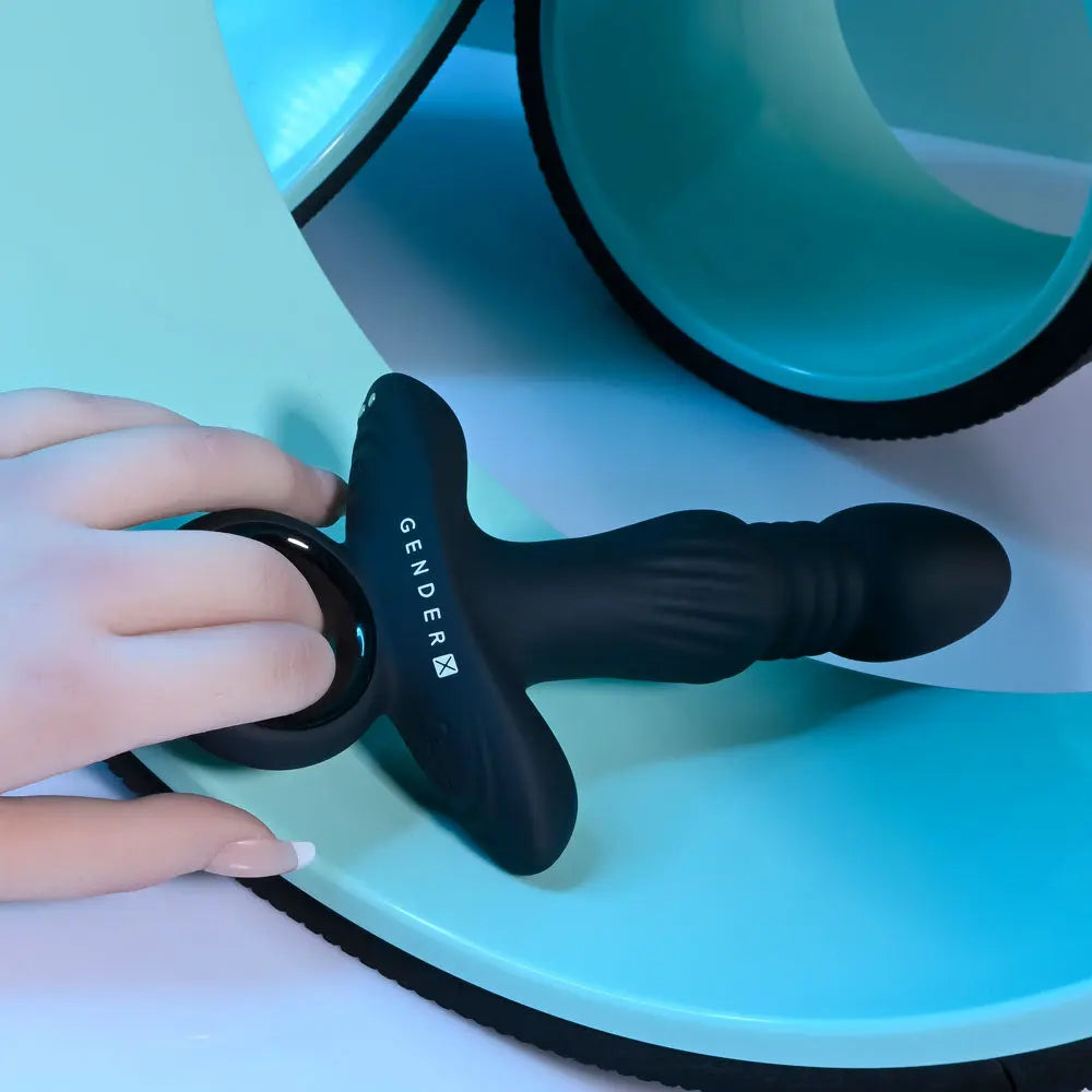 Gender X SLAYER -  20 cm USB Rechargeable Thrusting Vibrating Butt Plug Gender X Discreet Intimate Essentials.
