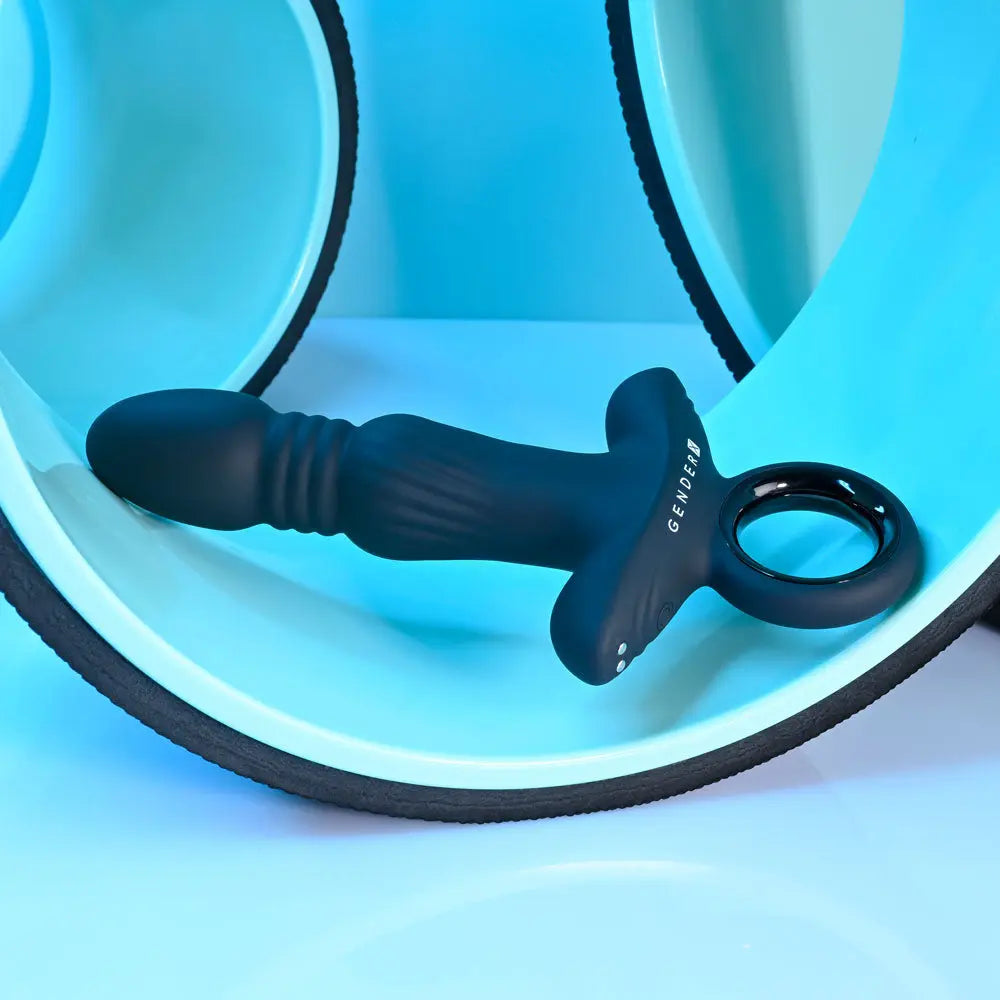 Gender X SLAYER -  20 cm USB Rechargeable Thrusting Vibrating Butt Plug Gender X Discreet Intimate Essentials.
