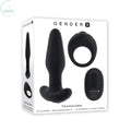 Affordable quality Gender X TEAMWORK -  USB Rechargeable Rimming Butt Plug & Vibrating Cock Ring  from Gender X by Discreet Intimate Essentials with Discreet Delivery 