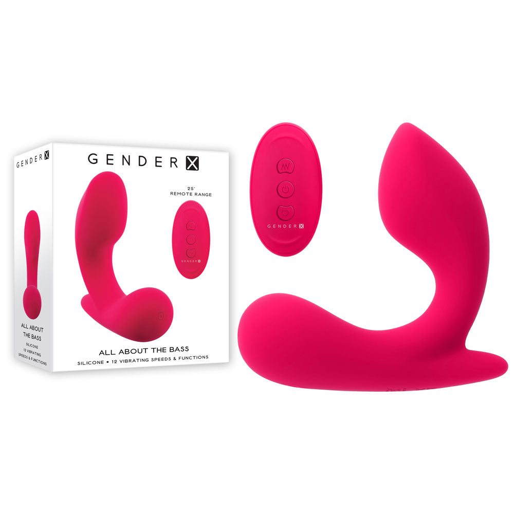 Gender X ALL ABOUT THE BASS -  USB Rechargeable Wearable Vibrator with Wireless Remote and remote control.