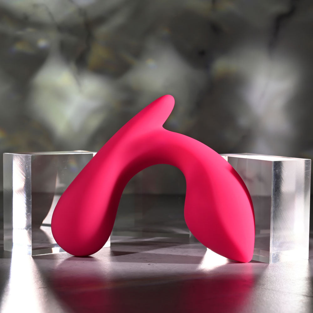 Gender X ALL ABOUT THE BASS -  USB Rechargeable Wearable Vibrator with Wireless Remote on display.