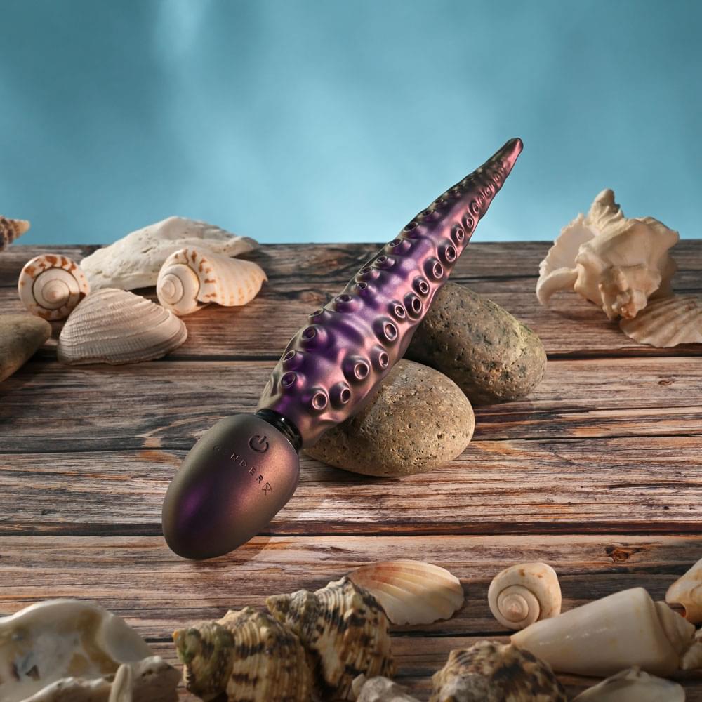 Gender X INTO THE DEEP -  21.7 cm USB Rechargeable Tentacle Fantasy Massage Wand Gender X Discreet Intimate Essentials.