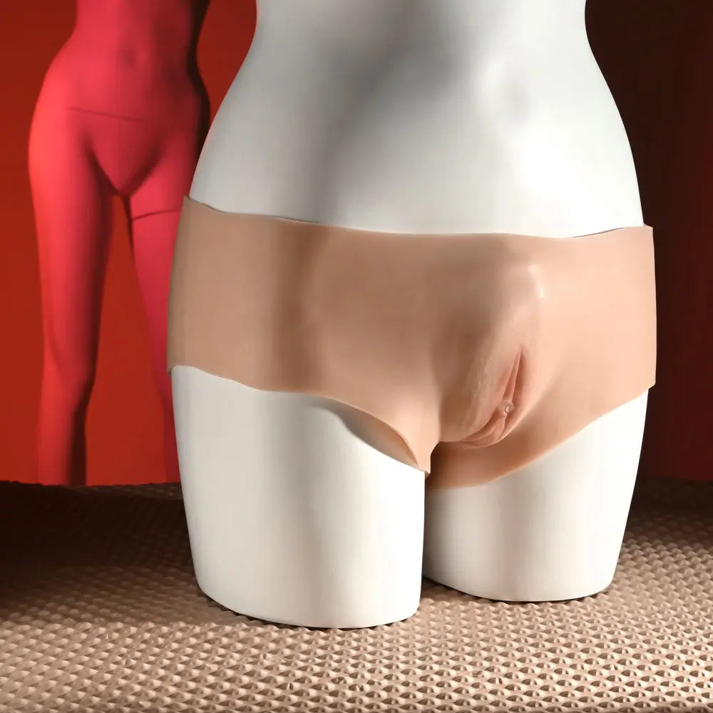 Gender X UNDERGARMENTS - BRIEFS - Light -  Wearable Vagina Briefs Gender X Discreet Intimate Essentials.