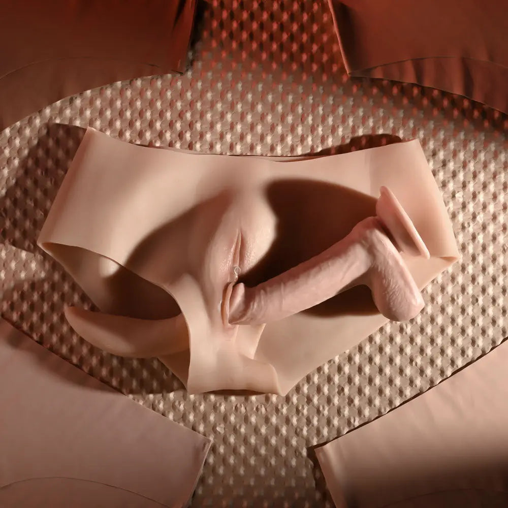 Gender X UNDERGARMENTS - BRIEFS - Light -  Wearable Vagina Briefs Gender X Discreet Intimate Essentials.