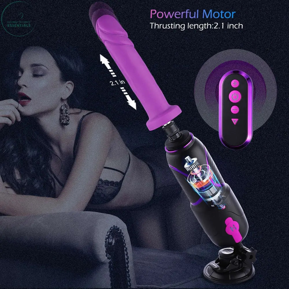 Hismith Pro Traveler 2.0 - Mains Powered Portable Sex Machine with App Control and Remote Hismith