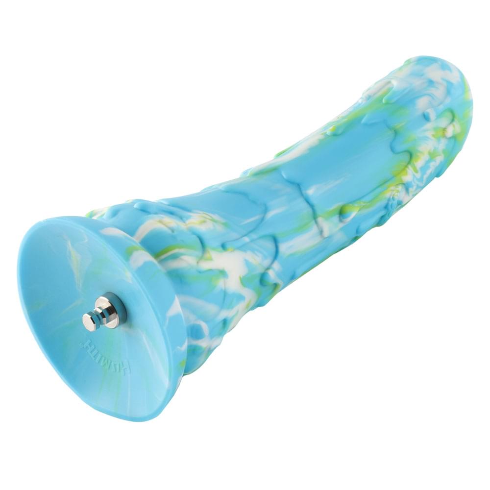 HiSmith Melting Snow Dildo with Kliclok -  23.9 cm Dildo with Kliclok Machine Attachment