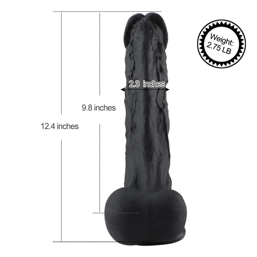 Hismith Huge  31.5 cm Dildo with Kliclok -  31.5 cm Dildo with Kliclok Machine Attachment