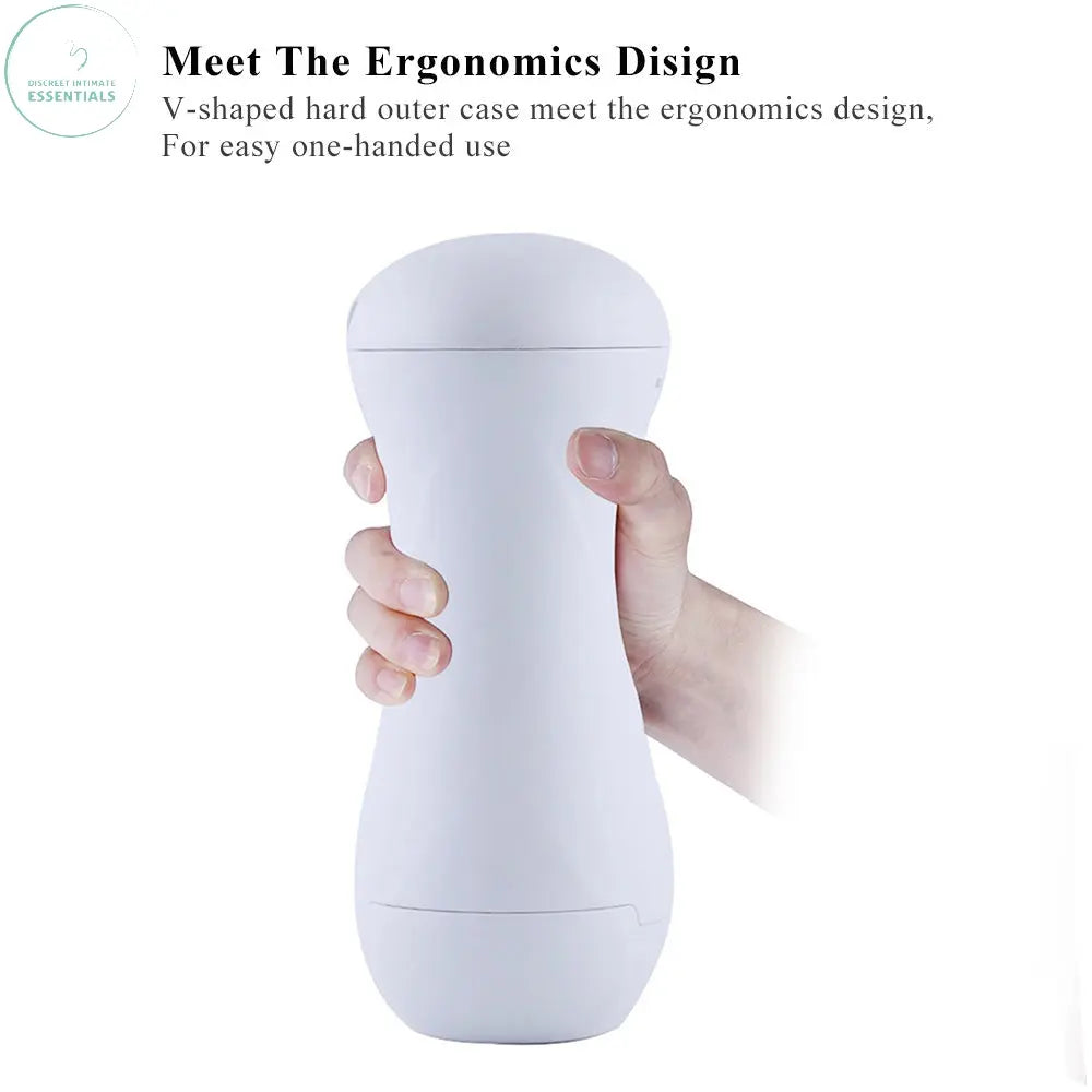 Hismith Vibrating Vagina Stroker Machine Attachment - USB Rechargeable Vibrating Vagina Stroker for Hismith Sex Machines Hismith