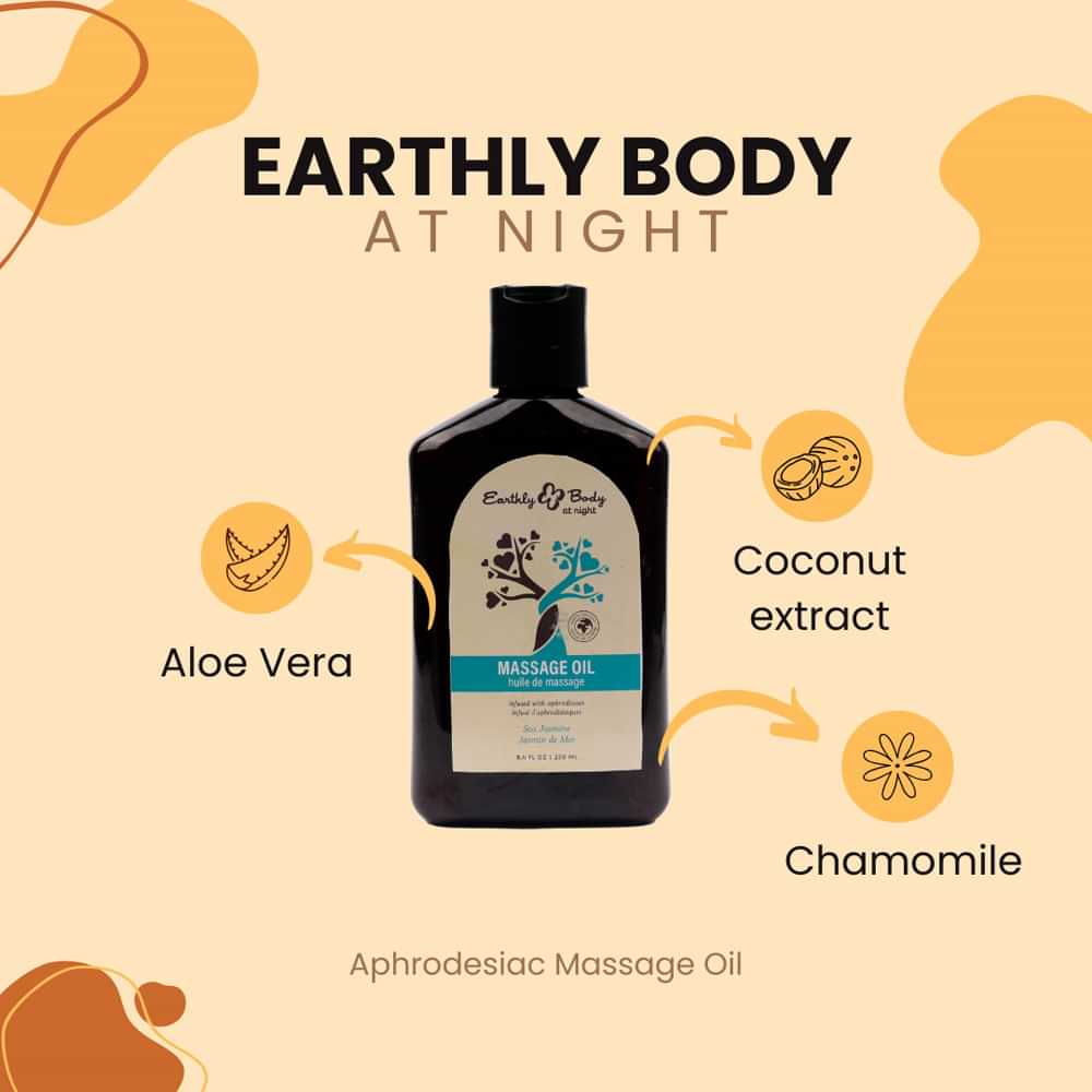 EB Aphrodisiac Massage Oil SEA JASMINE - 60 ml - Sea Jasmine Scented Massage Oil - 60 ml Bottle