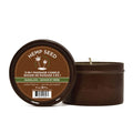 Hemp Seed 3-In-1 Massage Candle - Guavalava (Guava & Blackberry) - 170 g in a decorative jar.