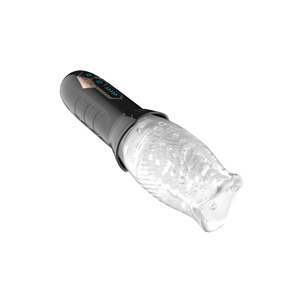Adam & Eve Adam's Gawk Gawk - USB Rechargeable Rotating Masturbator with textured interior and multiple settings.