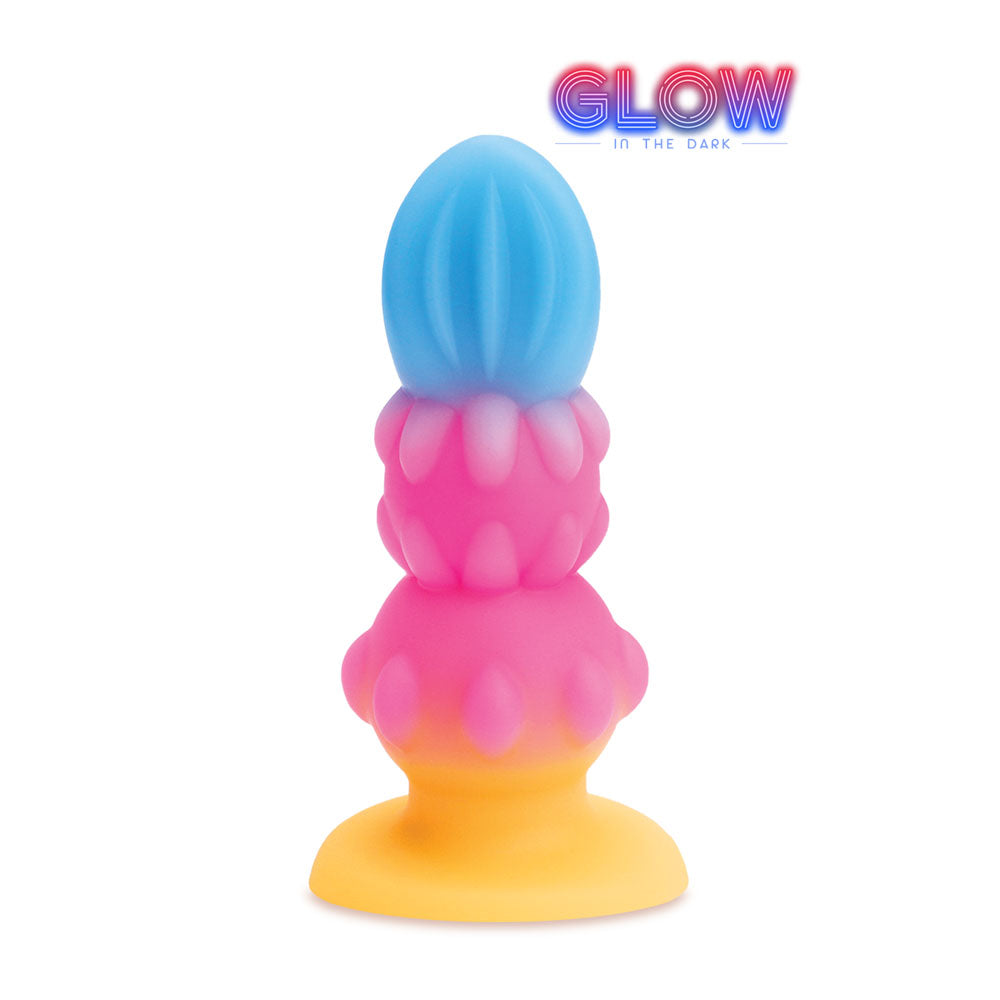 Alien Nation - Sprite - Glow in Dark 14 cm Fantasy Anal Plug displayed against a white background.