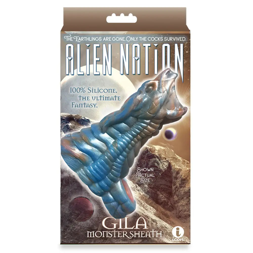 Affordable quality Alien Nation - Gila - /Gold 14 cm Penis Sheath  from Icon Brands by Discreet Intimate Essentials with Discreet Delivery 