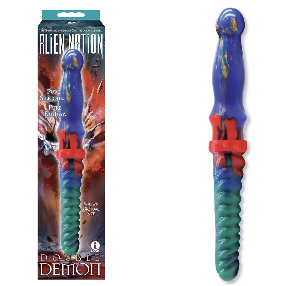 Alien Nation - Double Demon -  35 cm Fantasy Double Dildo Icon Brands Discreet Intimate Essentials.