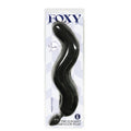Foxy Fox Tail Silicone Butt Plug -  - 46 cm Tail in sleek black silicone packaging, ideal for intimate essentials.