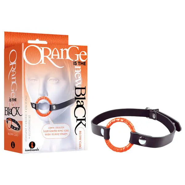 Orange Is The New  - Blow Gag - /Orange Open Mouth Gag Icon Brands Discreet Intimate Essentials.